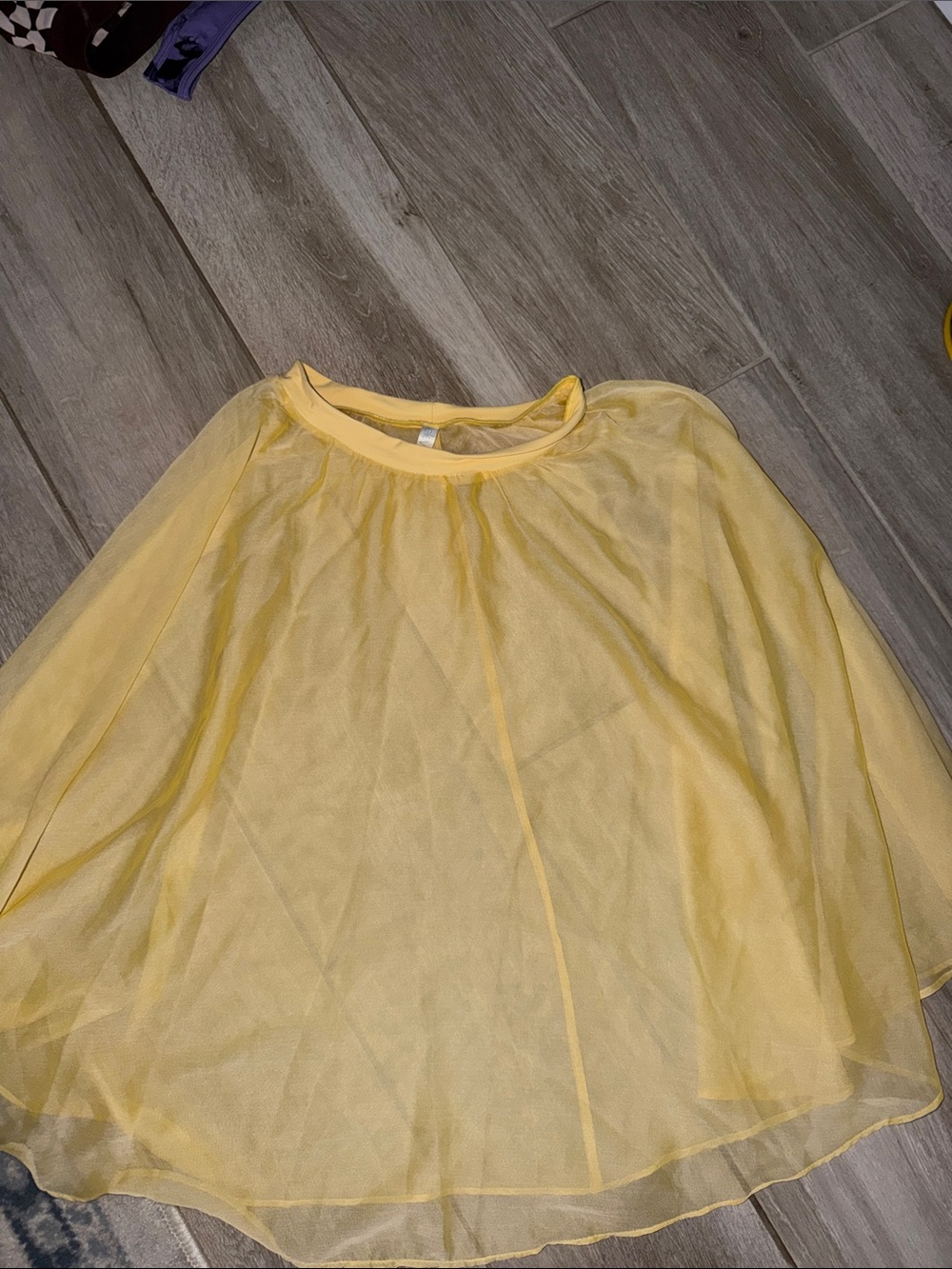 Eleve Dancewear Yellow Skirt